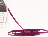 R3499 3mm Plum Double Face Satin Ribbon by Berisfords