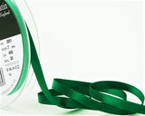 R6017 7mm Hunter Green Double Face Satin Ribbon by Berisfords