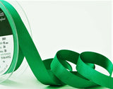 R6293 15mm Bottle Green Double Face Satin Ribbon by Berisfords