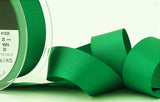 R6562 25mm Emerald Green Polyester Grosgrain Ribbon by Berisfords