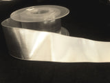 R7104C 40mm Silver Smooth Metallic Lurex Ribbon by Berisfords