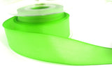 R7559 30mm Bright Green Wire Edged Taffeta Ribbon by Berisfords