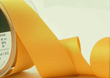 R7650 40mm Gold Yellow Polyester Grosgrain Ribbon by Berisfords