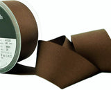 R7669 40mm Chocolate Brown Polyester Grosgrain Ribbon by Berisfords