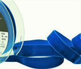 R8466 16mm Royal Blue Nylon Velvet Ribbon by Berisfords