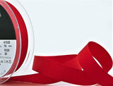 R8567 16mm Red Polyester Grosgrain Ribbon by Berisfords