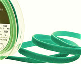 R8600 9mm Petrol (Deep Turquoise) Nylon Velvet Ribbon by Berisfords