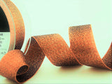 R8601 15mm Copper Textured Metallic Lame Ribbon by Berisfords