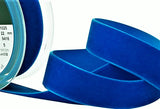 R8465 22mm Royal Blue Nylon Velvet Ribbon by Berisfords