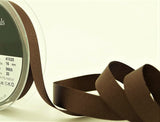 R8761 16mm Chocolate Brown Polyester Grosgrain Ribbon by Berisfords