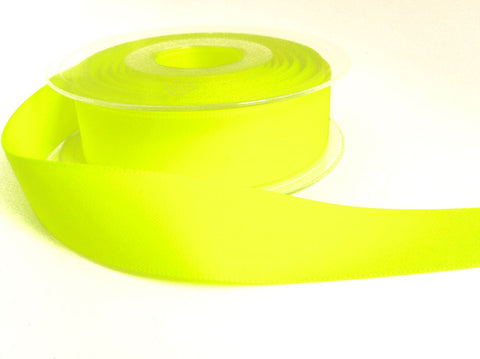 R5297 25mm Deep Fluorescent Yellow Rustic Taffeta Seam Binding,Berisfords