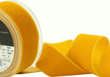 R8888 36mm Gold Yellow Nylon Velvet Ribbon by Berisfords