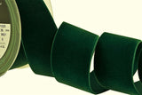 R8922 36mm Bottle Green Nylon Velvet Ribbon by Berisfords