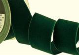 R8926 50mm Bottle Green Nylon Velvet Ribbon by Berisfords