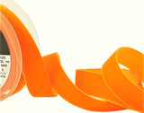 R8937 22mm Orange Nylon Velvet Ribbon by Berisfords