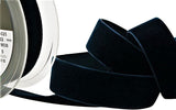 R8974 22mm Nachtblau (Midnight Navy) Nylon Velvet Ribbon by Berisfords