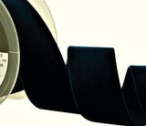 R8976 50mm Nachtblau (Midnight Navy) Nylon Velvet Ribbon by Berisfords