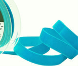 R9061 9mm Venetian Blue Nylon Velvet Ribbon by Berisfords