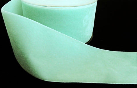 R9381 50mm Horizon (Sky Blue) Nylon Velvet Ribbon by Berisfords