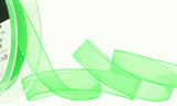 R9529 10mm Meadow Green Nylon Super Sheer Ribbon by Berisfords