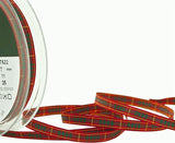 R9547 7mm Cameron Tartan Polyester Ribbon by Berisfords