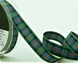 R9551 16mm Flower of Scotland Tartan Polyester Ribbon by Berisfords