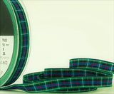 R9554 10mm Rose Tartan Polyester Ribbon by Berisfords