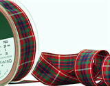 R9596 25mm Fraser Tartan Polyester Ribbon by Berisfords