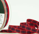 R9607 10mm Fraser Tartan Polyester Ribbon by Berisfords