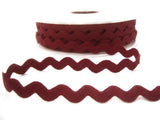 RIC143 9mm Pastel Burgundy Ric Rac Briad