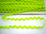 RIC66 9mm Lime Green Ric Rac Braid