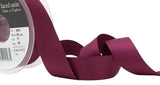 R2622 25mm Wine Double Face Satin Ribbon by Berisfords