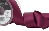 R0769 35mm Wine Double Face Satin Ribbon by Berisfords