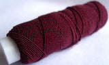 SHIRRING85 Burgundy Shirring Elastic, 20 Metre Spool - Ribbonmoon