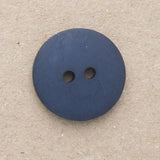 B14460 15mm Navy Matt and Lighty Domed 2 Hole Button