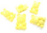 B15038 14mm Lemon Teddy Bear Novelty Childrens Shank Button