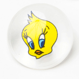 B8309 15mm Clear Tweetie Pie Childrens Picture Shank Button