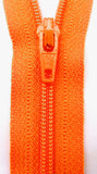 Z4157 YKK 15cm Orange Nylon No.3 Closed End Zip - Ribbonmoon