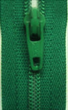 Z0363 YKK 46cm Deep Parakeet Green Nylon No.3 Closed End Zip