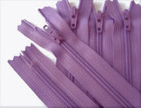 Z1939 YKK 15cm Very Deep Lilac Nylon No.3 Closed End Zip