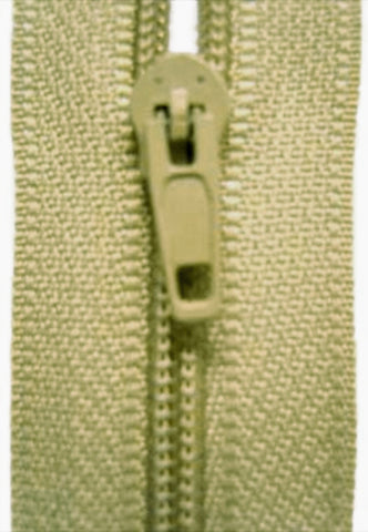 Z1325 41cm Pale Beige Nylon Pin Lock No.3 Closed End Zip