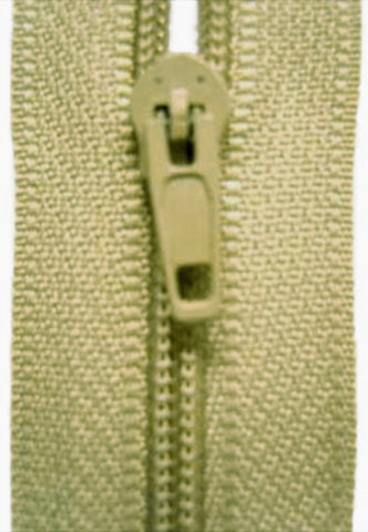Z1325 41cm Pale Beige Nylon Pin Lock No.3 Closed End Zip