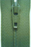 Z2065 YKK 46cm Pale Linden Green Nylon No.3 Closed End Zip