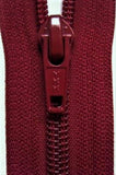 Z2929 YKK 13cm Burgundy Nylon No.5 Closed End Zip