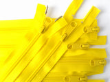 Z5014 49cm Bright Yellow 2 Way Double Open Ended No.5 Nylon Zip